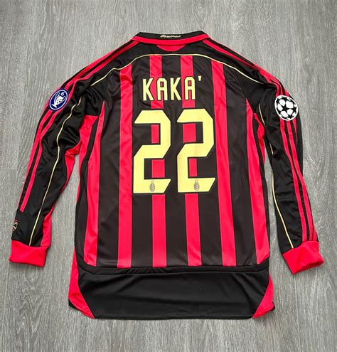 kaka jersey 2007|AC MILAN 2006 2007 KAKA 22 HOME SHIRT .